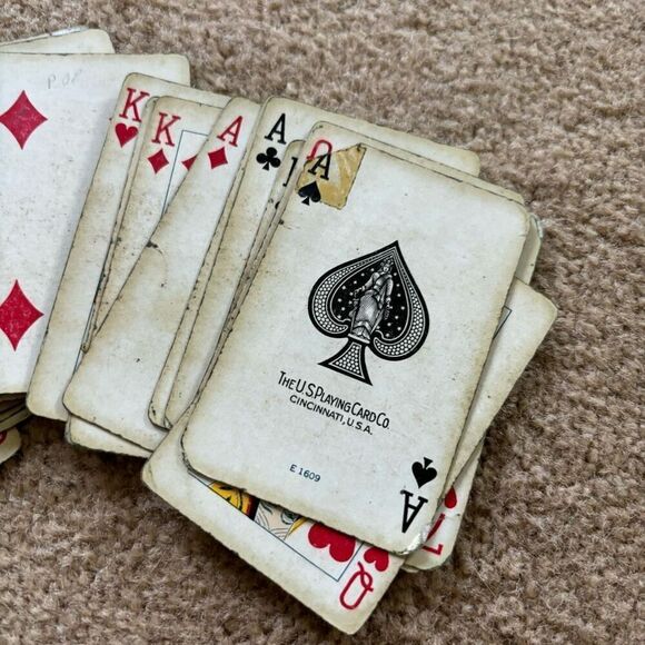2 Decks Congress Playing Cards Cel-U-Tone Finish - Picture 6 of 8